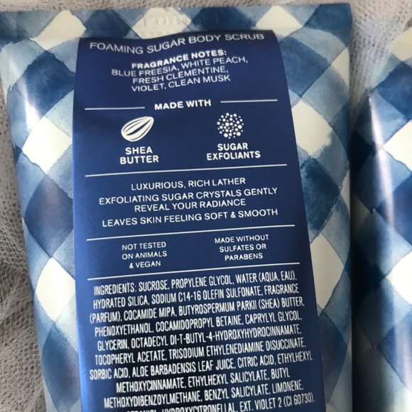 🔸Set of 3 Gingham by B&BW Foaming Body Scrub - Picture 4 of 5